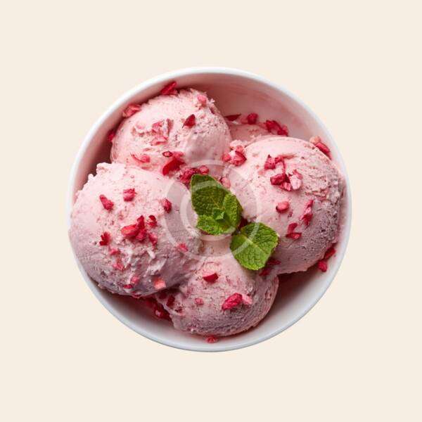 Raspberry cream